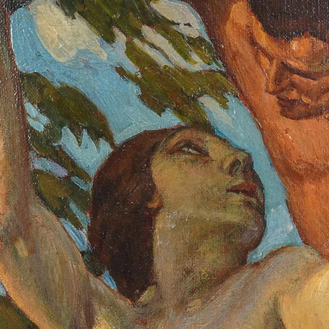  6-Ettore Tito-Adamo ed Eva- dettaglio  